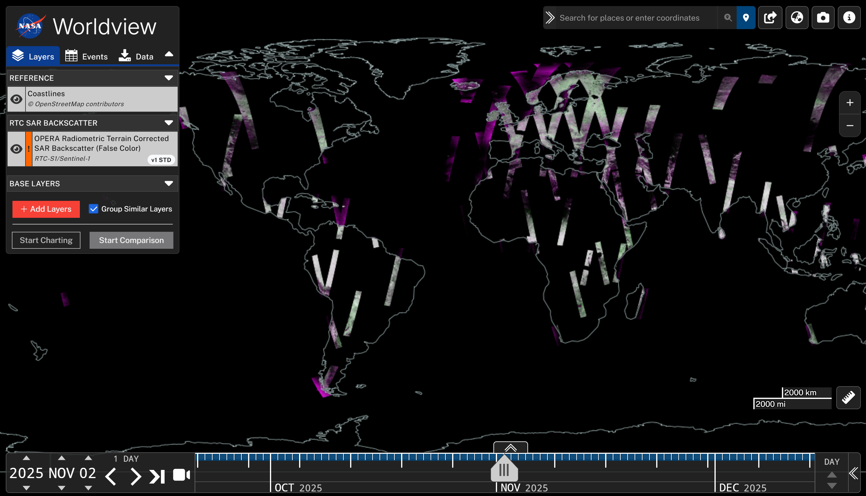 OPERA RTC-S1 in Worldview