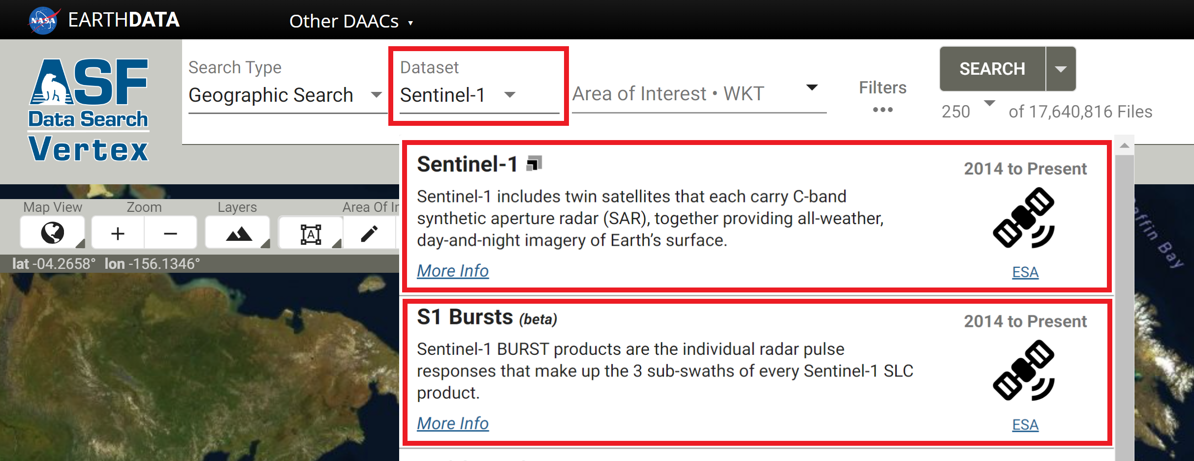 Vertex Dataset Selection