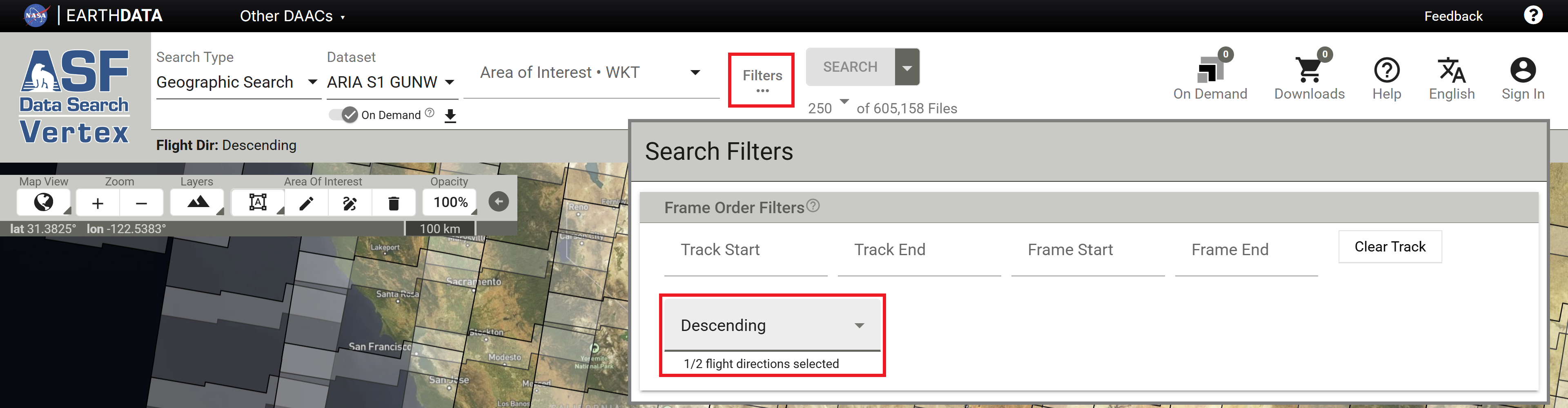 Display Descending Frames Display Descending Frames