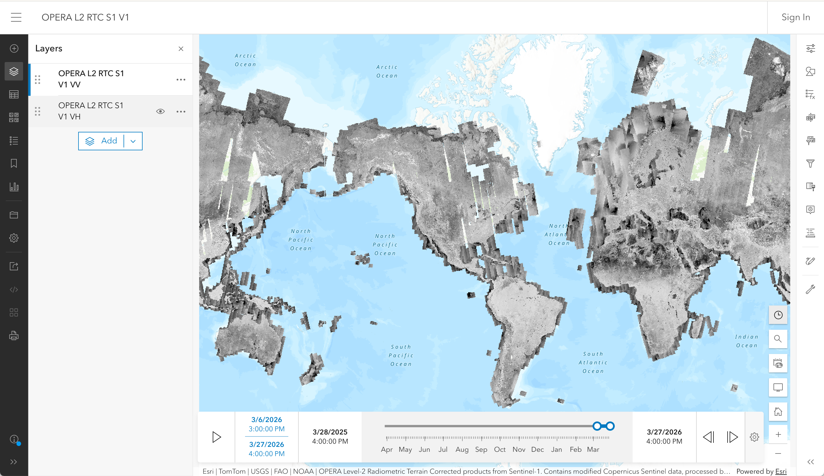 OPERA RTC-S1 Image Services