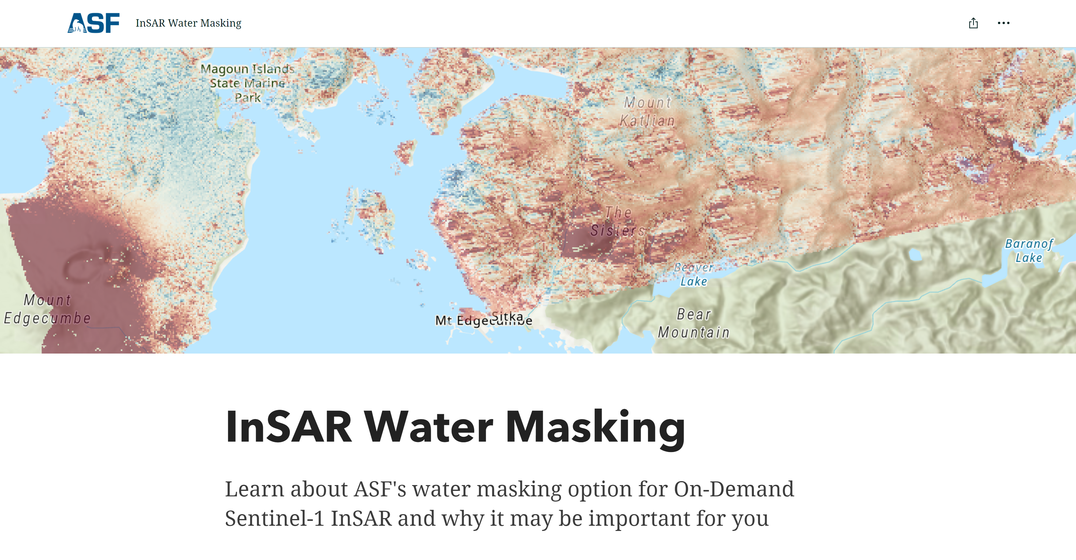 InSAR Water Masking Tutorial